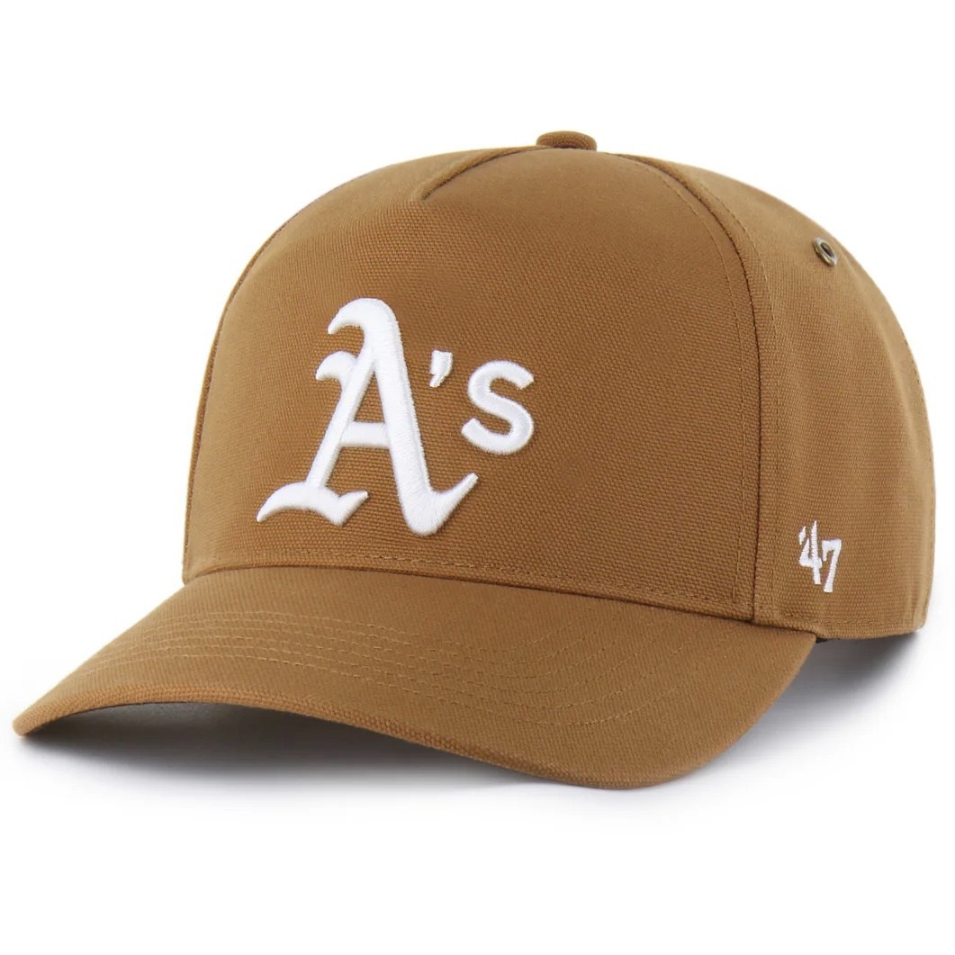 Athletics Carhartt x 47 Brand Hitch Snapback Hat Adjustable Mens
