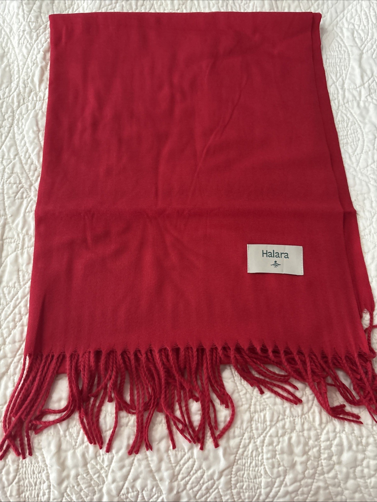 Halara Scarf Red Infinity Wrap One Size Women's