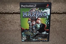 Maximo Ghosts To Glory Capcom PS2 Playstation 2 case, disc, book, complete