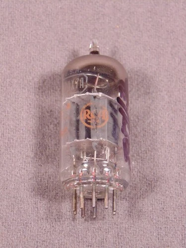 1 6681 12AX7A RCA 1960s HiFi & Guitar Amplifier Vintage Vacuum Tube Strong