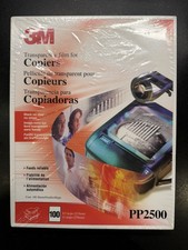 3M PP2500 Transparency Film for Copier 100 sheets 8.5 x 11 New In Package