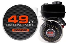 JMCHstore Pull Starter Sticker 49cc Modified for Predator 212 Engine, Black 