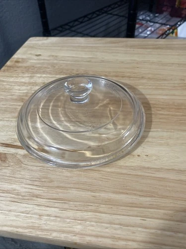 Vintage Pyrex Clear Glass 1-Pint Lid P-81-C P81C Replacement Lid for Saucepan