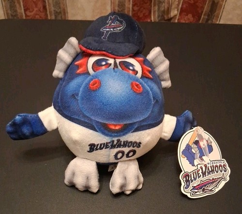 Pensacola Blue Wahoos 6.5" Peluche Kazoo #00 Mascota Rally Heads 2017 MLB Menors - Imagen 2 de 8