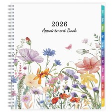 2026 Appointment Book - January - December 2026, 8.5'' x 10.5'', multicolor