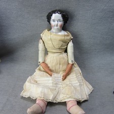 Civil War Era China Shoulder Head Doll 20" TLC Arms