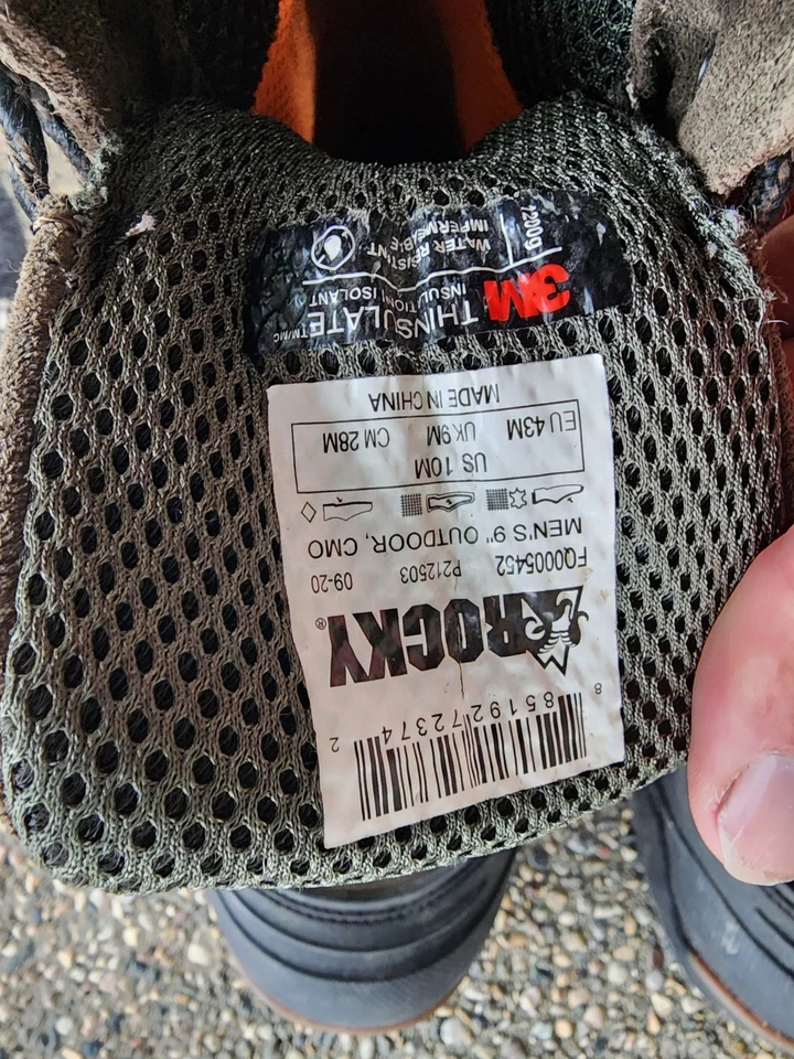 Rocky Blizzard Stalker Waterproof 1200 G Insulated Boots Great Condition - Image 3 of 4