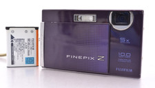 FUJIFILM FinePix Z250fd Purple Digital Camera 10.0MP Body only Tested w/ Battery