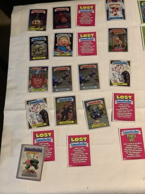Garbage Pail Kids Topps Chrome Lost Pencil Art Foldees Trading Card Lot 500+