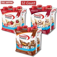 3 pk Premier Protein Shake, Verity Pack, 30g Protein, 11 fl oz, 12 Count