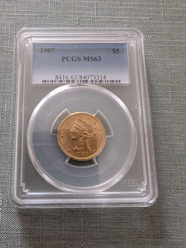 1907 Liberty Head Gold — photo from the most recent tracked eBay sale