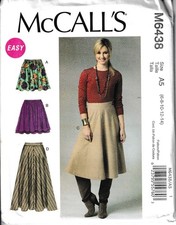 Full Flared Gathered Twirly Skirt Size 6-14 Sewing Pattern