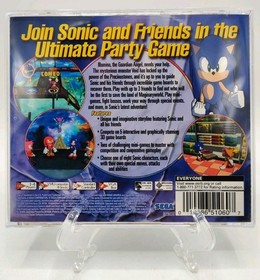 Sonic Shuffle - (Sega Dreamcast, 2000) *CIB + Case Protector* VGC* Tested!
