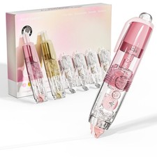 Refillable Retractable White Correction Tape, 2PCS White Cute Smooth Push Pul...