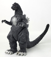 Vintage Godzilla 1991 - Bandai 8" Hard Vinyl Figure Closed Mouth Japan Import