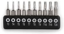 Gunpla 10 Pieces 4mm Torx Screwdriver Star Bit Set Precision Head Security Bits