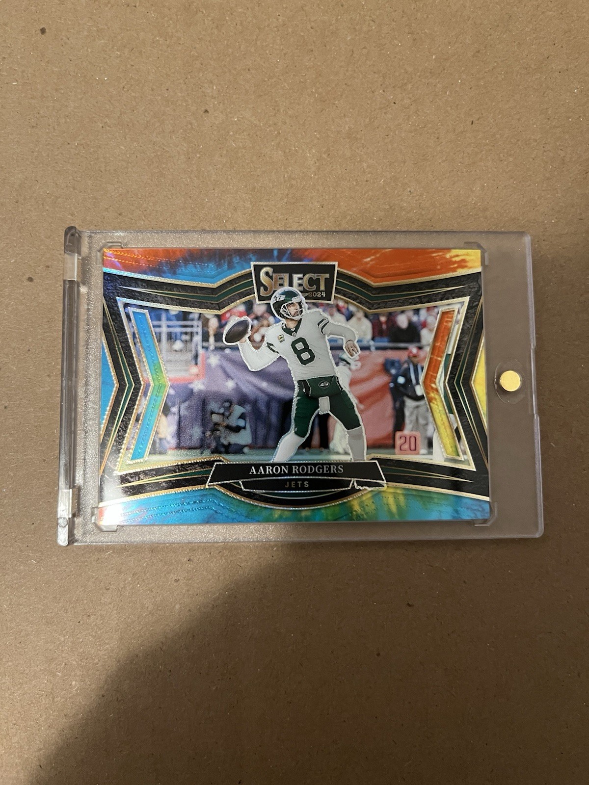 2024 Panini Select Field Level Aaron Rodgers #462 Tie-Dye Prizm /25 SSP Case Hit