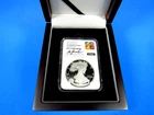 2025 S,  "S" Minted American Silver Eagle NGC Pf 70 Ucam FDOI, M.Gaudioso Signed