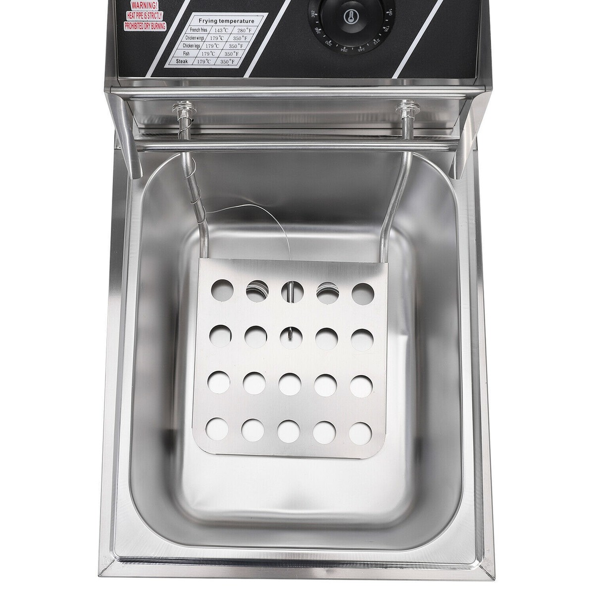 FRITTEUSE STARKSTROM DOPPEL Edelstahl Fritteuse Kaltzonen 6000 Watt 2 x 10 l EUR 216,37 - DE