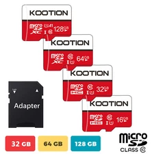 LOT 16/32/64/GB Micro SD Card SDHC Class 10 Memory Card A1 Flash TF Card Camera
