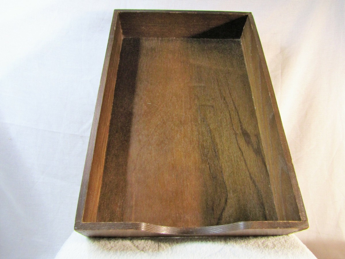 Vintage Hedberg #722 Wooden Dovetailed Office Paper Tray | eBay