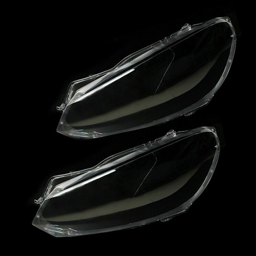 Pair Front Headlight Lens Cover Lampshade For VW Golf MK6 2010-2013 Cap Clear - Picture 7 of 10