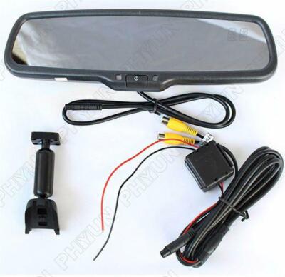 Auto Dimming Rear View Mirror Monitor 4.3'' TFT LCD Display Screen With Bracket#1