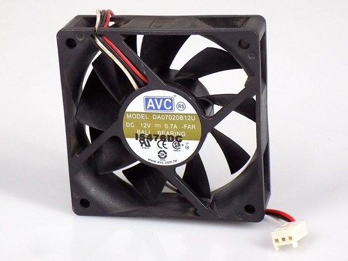 AVC DA07020B12U-FAR 12V Gehäuse Fan Lüfter Kühler 70x70x20mm 3-Pin