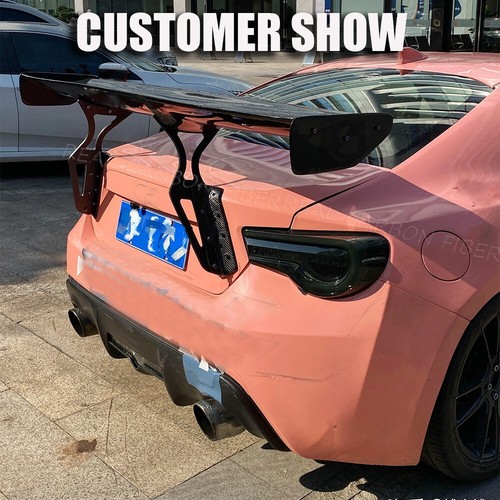 Fit FOR Toyota GT86 Subaru BRZ 13-18 Rear Trunk Spoiler Racing Wing REAL CARBON - Foto 4 di 14