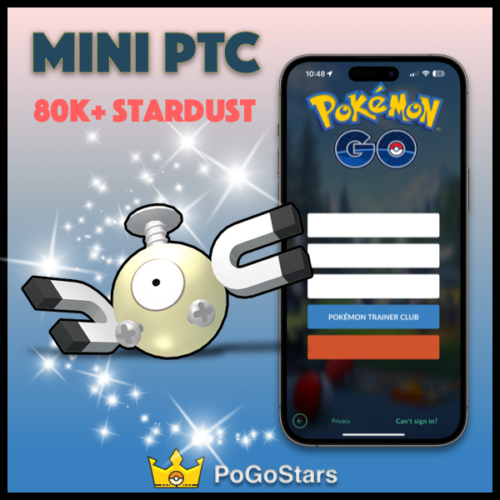 Pokémon Go - Magnemita Brillante - Mini PTC 80K Polvo Estelar Leer Descripción - Imagen 1 de 1