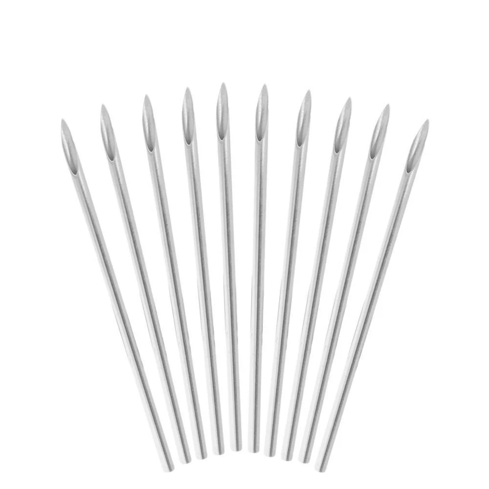 150 PIEZAS Joyería Corporal Vientre Labio Nariz Anillos Pezón Barra con 10 Agujas Arrancador Foto 2 de 4