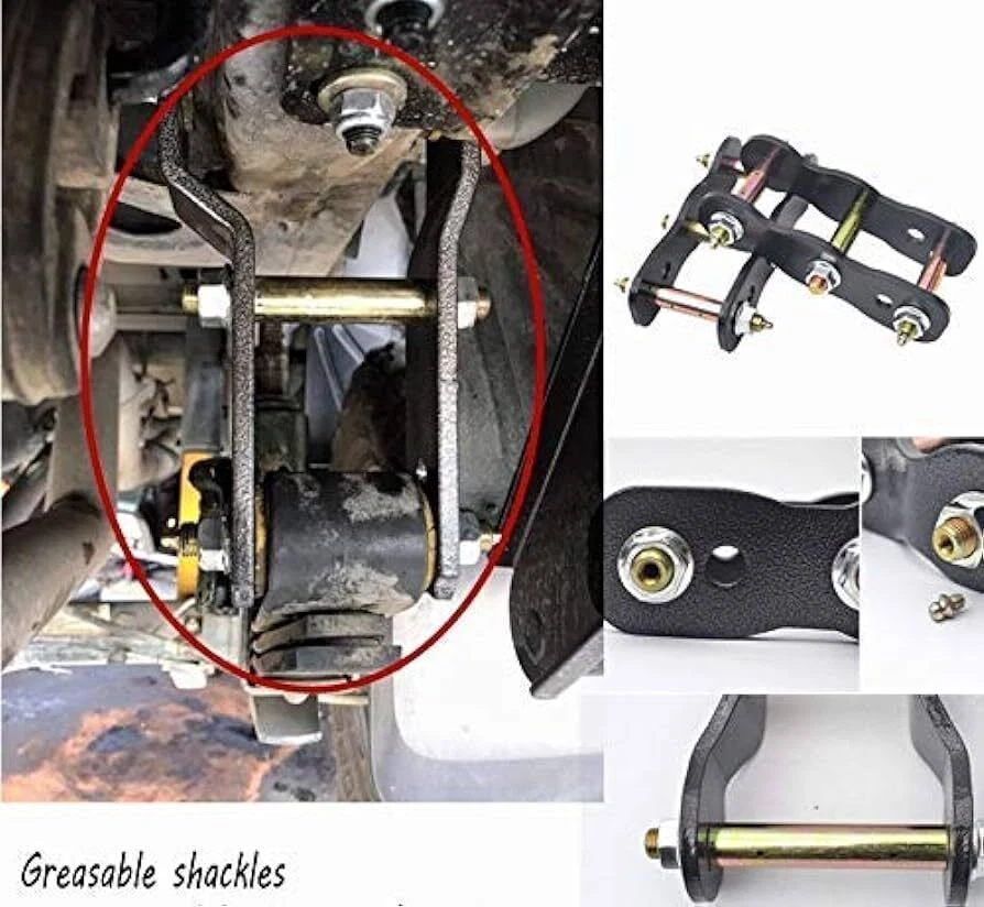 Grilletes H traseros extendidos de 2" para Isuzu D-Max / Holden Rodeo 2007-2011 Foto 2 de 4