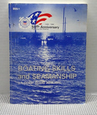 Vintage Boating Skills and Seamanship United States Coast Guard Auxiliary Used