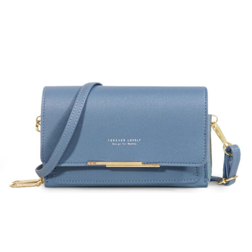 Women's Shoulder Bag Multi Compartment Zip Wallet Crossbody Phone Purse - Picture 21 of 21