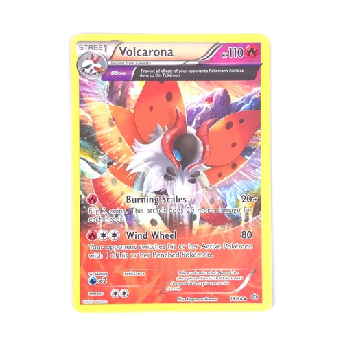 volcarona pokemon card value stage 1 Volcarona Stage 1 Pokémon Card 2015 Ancient Origins 18/98 RARE