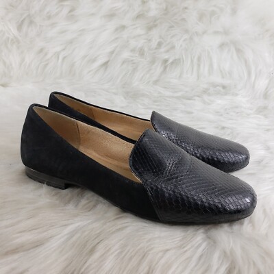 NATURALIZER Emiline Black Leather Slip On Casual Flats Shoes Womens Size US  6.5 | eBay