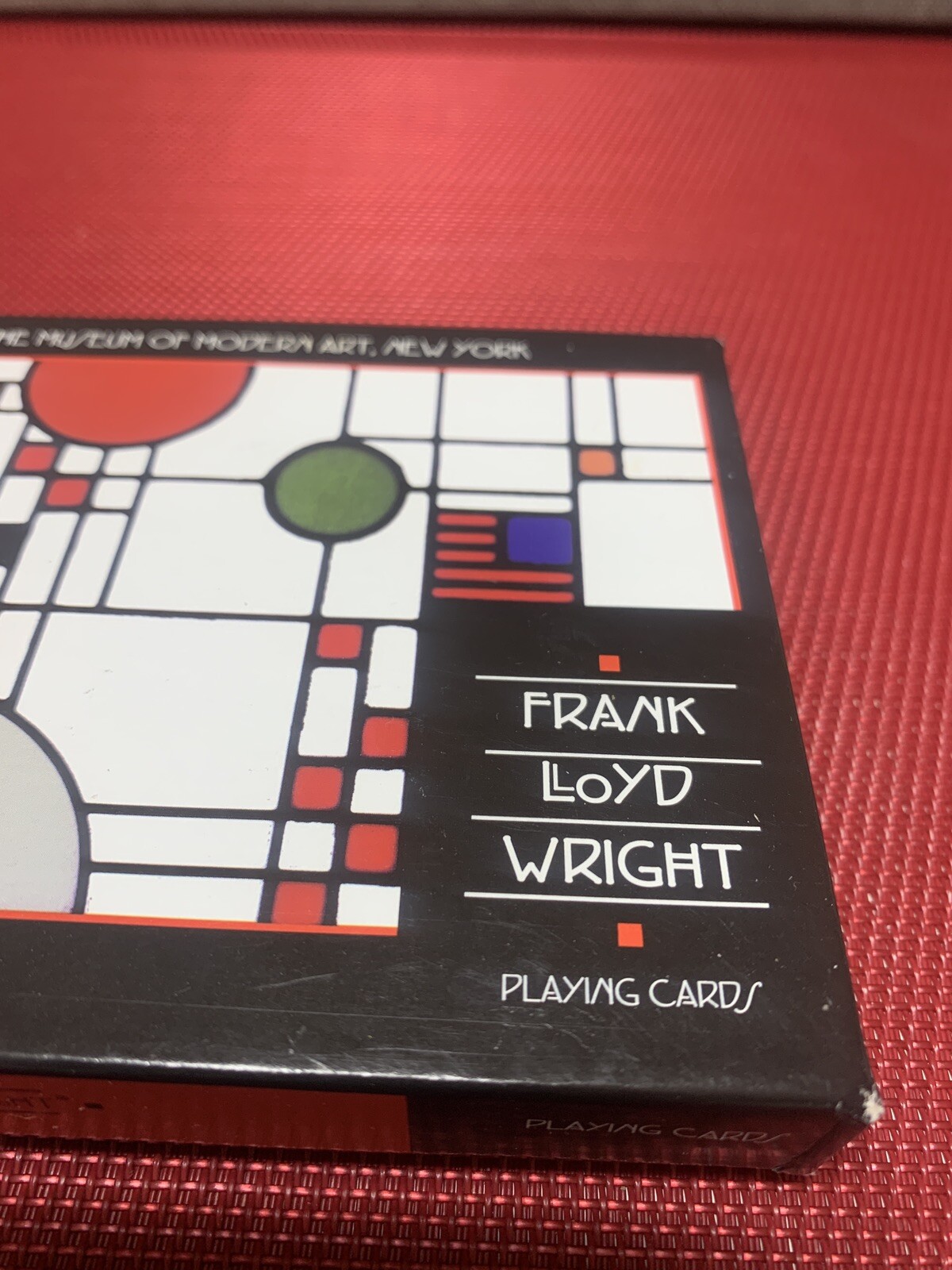 Frank Lloyd Wright 2 Pack Playing Cards Museum Modern Art NY 1996 Cards