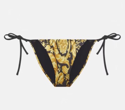 Versace Barocco Bikinihose Größe Medium (3) Brandneu Original UVP 225  #V7