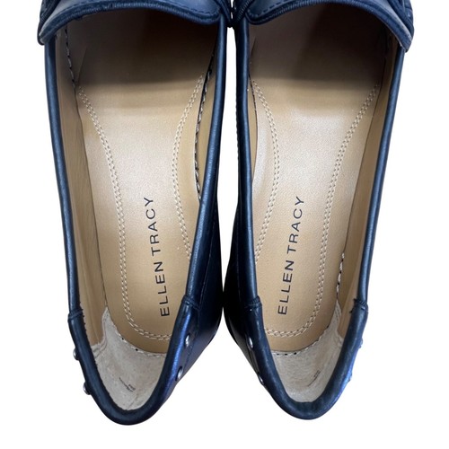 Mocasines Simon de cuero negro para mujer Ellen Tracy talla 8M - Nuevos - Imagen 6 de 9