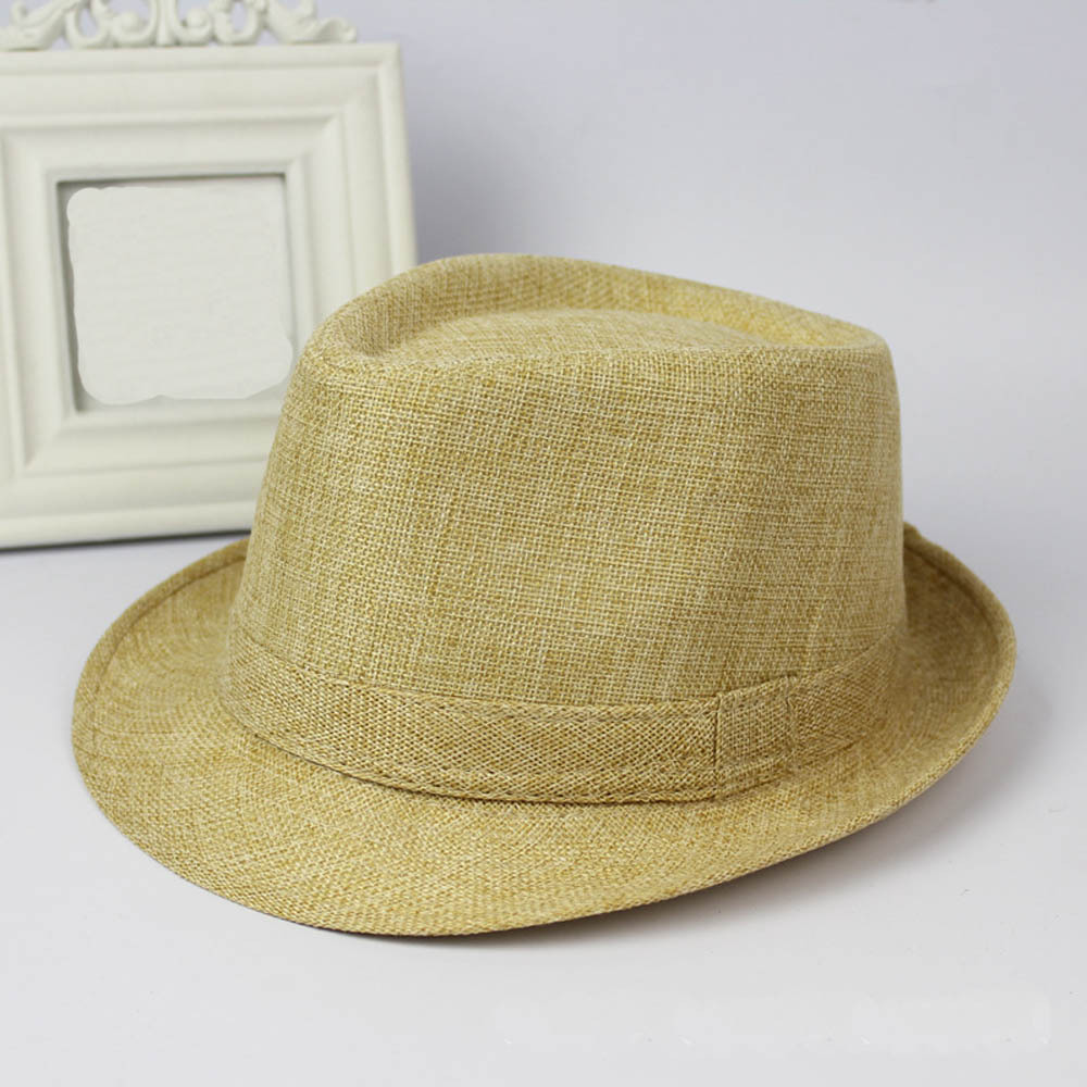 Chapeau Soleil Homme Paille Men Unisex Summer Beach Straw Sun Hat