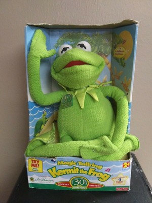 Vintage 1999 Magic Talking Singing Kermit The Frog Sesame St. 30th Anniversary 48188397871 | eBay