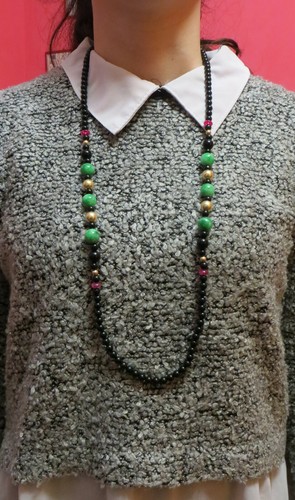 Eva orecchini con giada verde in argento 925 - Gioielli Argento Store