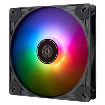 Silverstone SST-VS140B-ARGB Performance Enhanced 140mm ARGB PWM Fan, 4Pin PWM