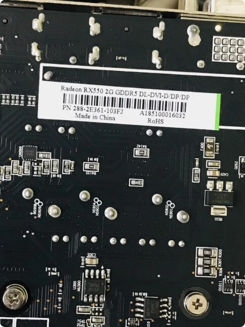 Fujitsu RX550 2G  GDDR5 dual DP interface 4K power-free interface Graphics card - Image 3 of 4