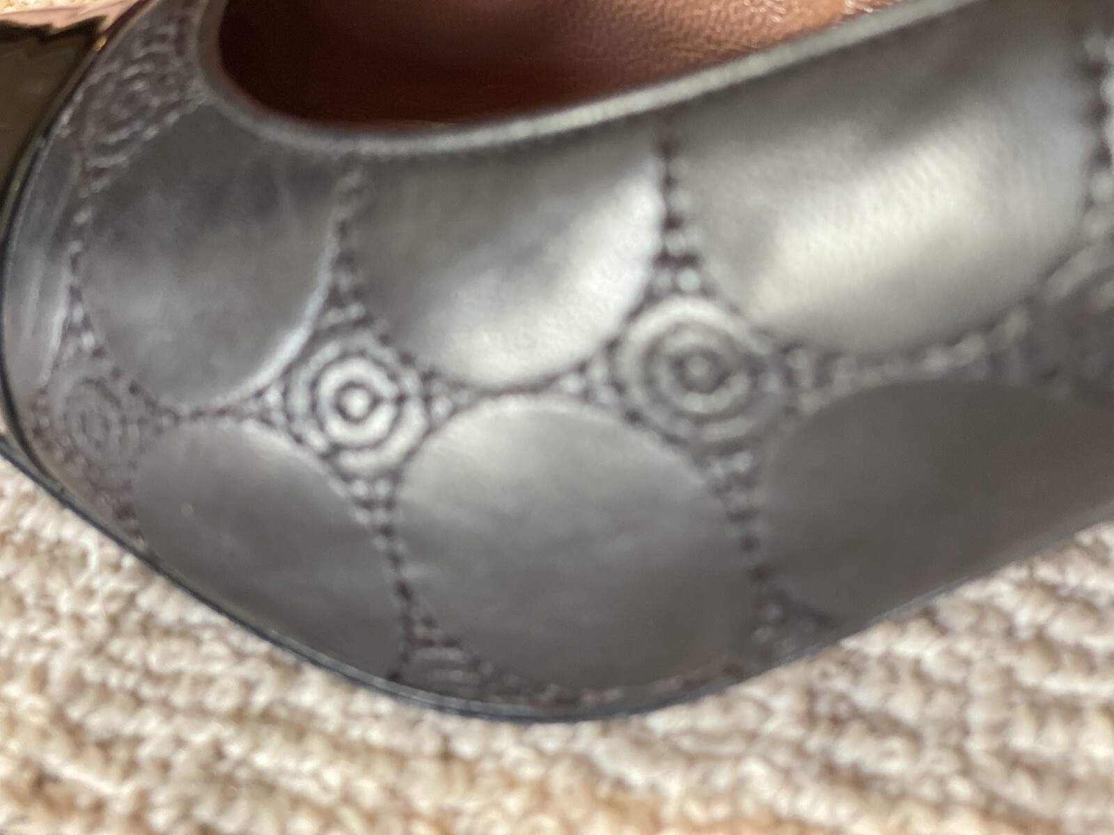 Sergio Rossi Black Python Leather Pump Size Italy… - image 4