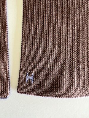 Hermes New Reversible H Logo Knit Silk Tie Necktie | eBay