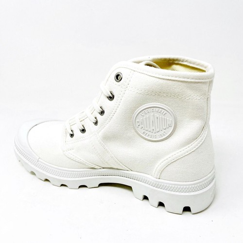 Palladium Pallabrousse Legion Wax Star White Mens Size 8.5 Boots 77018 116 - Picture 3 of 5