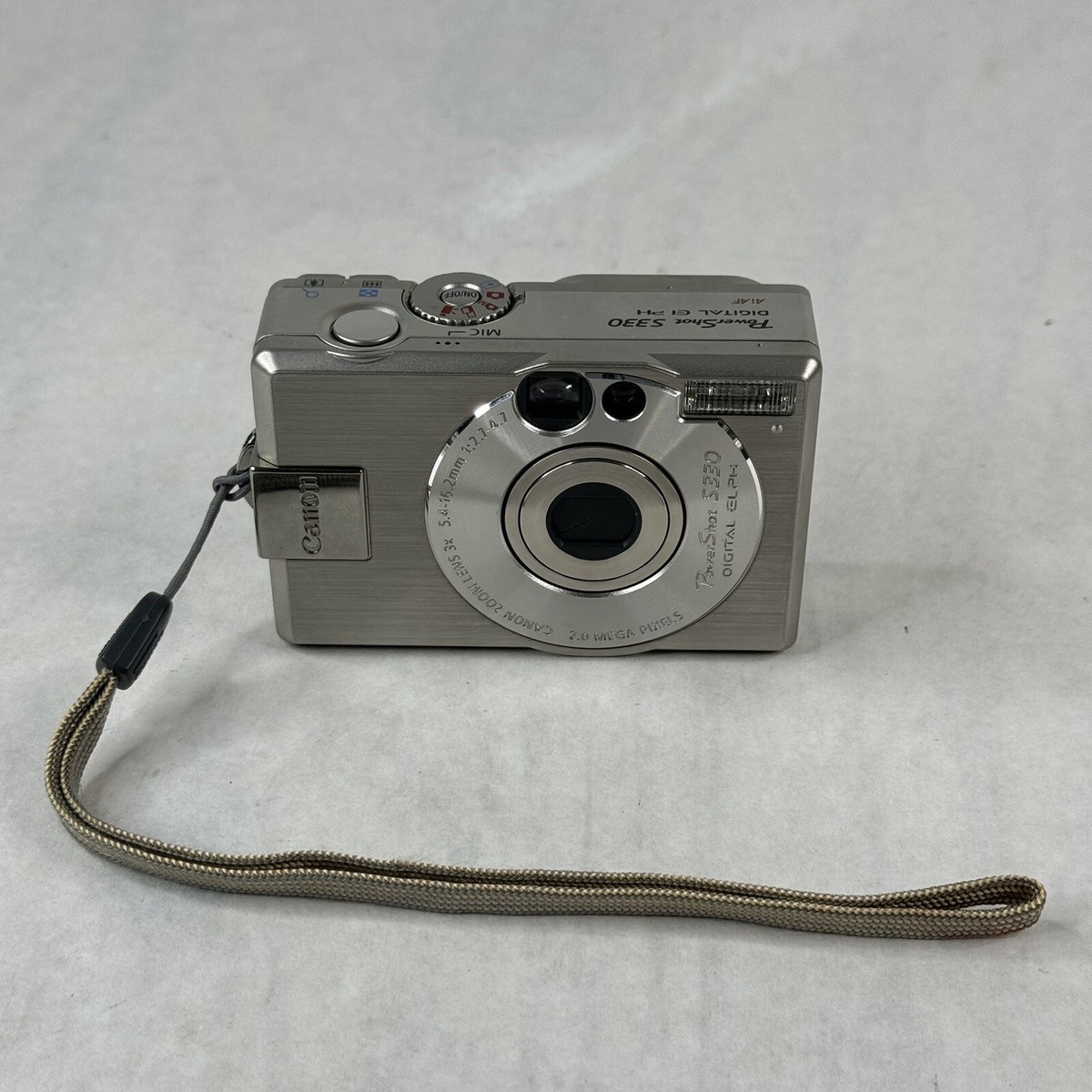 Canon PowerShot S330 Digital ELPH Silver 2.0MP Digital Camera