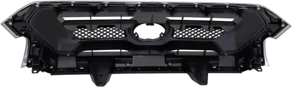 Conjunto de rejilla carcasa e inserto negro y cromado para Toyota Tacoma 2012-2015 Foto 4 de 4