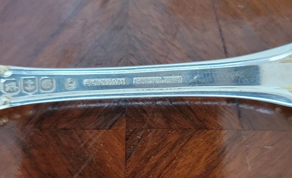 Gorham Golden Medici 12 place Sterling Silver Flatware Set with Storage Chest - Image 4 of 4